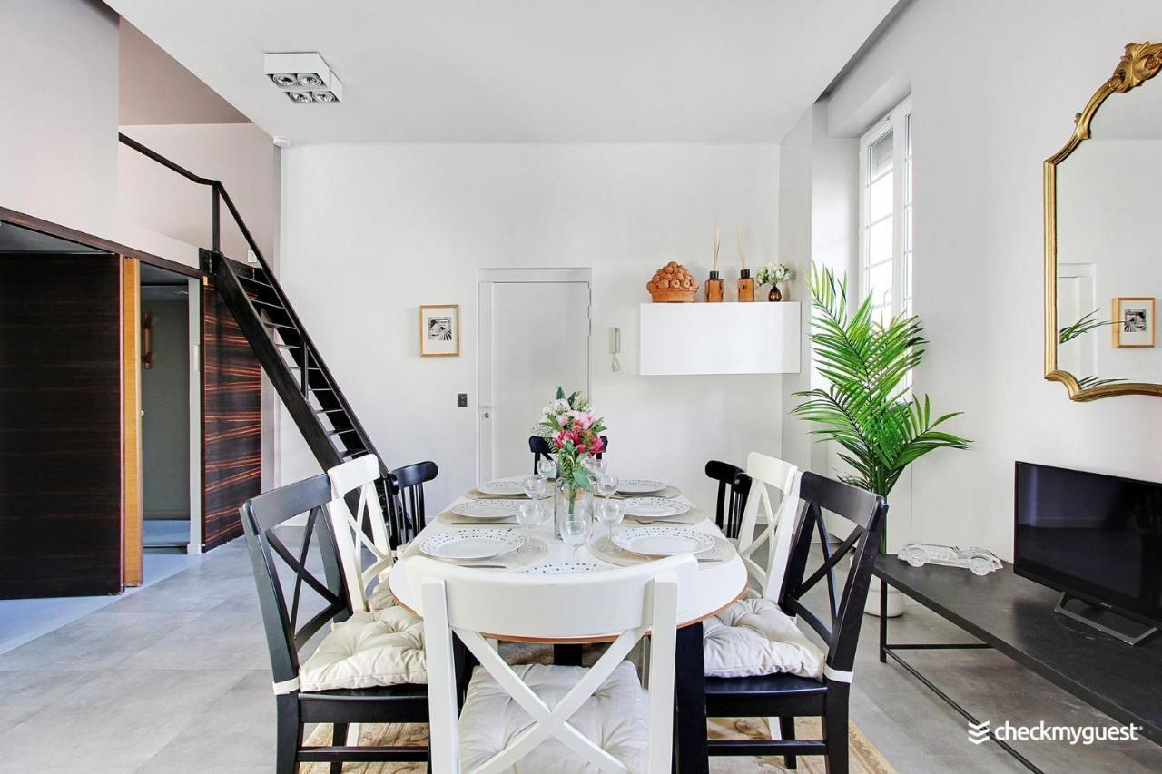 Ferienwohnung Superbe Loft 2Br - Buttes Chaumont Paris Exterior foto