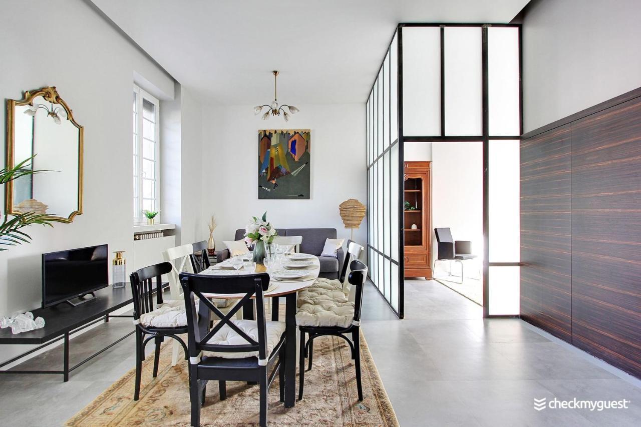 Ferienwohnung Superbe Loft 2Br - Buttes Chaumont Paris Exterior foto